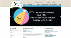 Desktop Screenshot of isyy.fi